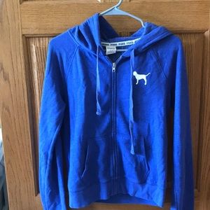 Violet hoodie from “Pink”